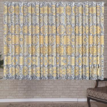 Imagem de Cortina Belline 2 Metros Sala Quarto Para Varão - Bege