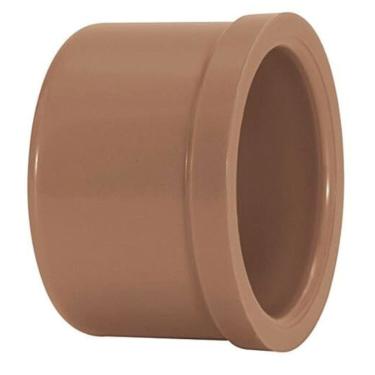 Imagem de Tampão Pvc Cap Soldavel 110mm Marrom Amanco