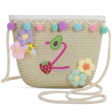 Imagem de Sacola feminina pequena de palha de palha para praia de verão 2025, bolsa de praia de palha de tecido para mulheres 2025 (Z, marrom), Marrom