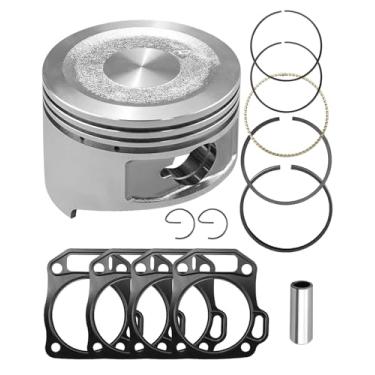 Imagem de AUGREX Kit de corrida de pistão de 70 mm 550 anel plano adequado para motor Predator 212cc 224cc Hemi e não Hemi Clone, adequado para Honda GX160 GX200 6,5HP Mini Bike Go Kart