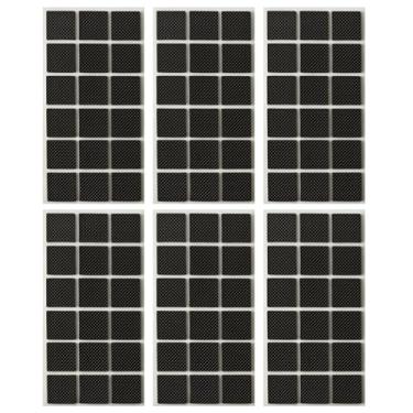Imagem de Furnigear Protetores Antiderrapantes Para Móveis - Pés De Cadeira Borracha Autoadesivos Pisos Madeira Pernas Mesa, 108 Peças, 1" Quadrado