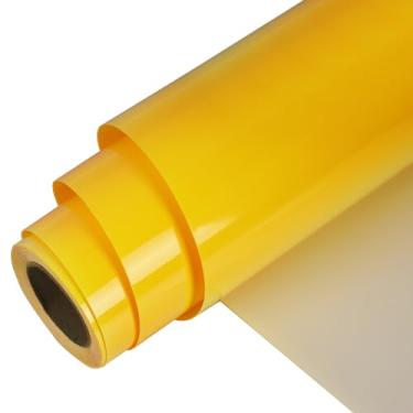 Imagem de guangyintong Rolos De Vinil Transferência Térmica Amarelo Htv, 30,5 Cm X 6 M, Para Camisetas, Fácil Cortar E Com Design Faça Você Mesmo
