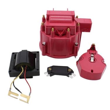 Imagem de SHLPDFM 1 Conjunto De Kits Atualização Red Hei, Distribuidor Ajuste, Bobina Ignição Macho 8 Cilindros E 65K