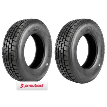 Imagem de Kit 2 Pneus 275/80R22.5 Borrachudo 18 Lonas 149/146L Robusto B4 Xbri