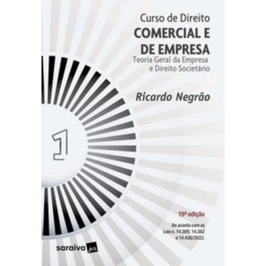 Imagem de Curso De Direito Comercial E De Empresa - Vol. 1 -19ª Edição 2023