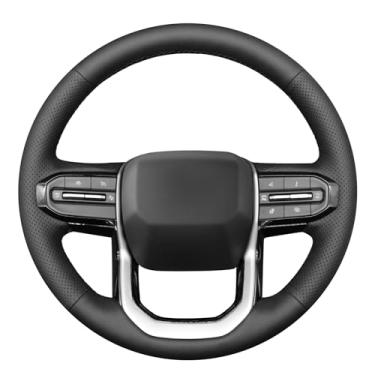 Imagem de MEWANT Capa de volante costurada à mão para Chevrolet (Chevy) Colorado 2023-2025 Acessórios de volante para Chevrolet (Chevy) Colorado