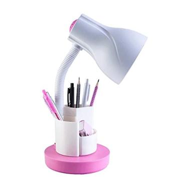 Imagem de Luminária de Mesa Spiralle Rosa Porta Lápis E27 Bivolt Startec