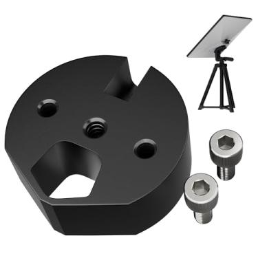 Imagem de Para Mini Tripé Starlink Adaptador Tripé Montagem 1/10.2 cm-20 Rosca Liga de Alumínio Preto Três Orifícios Uso Múltiplo Compatível com Adaptador de Tubo Original para Suporte de Braçadeira de Tripé