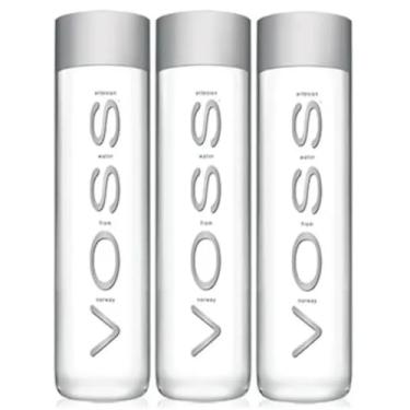 Imagem de Água Voss Sem Gás Natural Garrafa Vidro 375ml (3 Unidades)