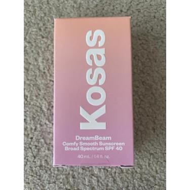 Imagem de Kosas DreamBream Protetor solar mineral sem silicone FPS 40 com ceramidas e peptídeos, 1 pacote, 1,3 Fl Oz (HSK272-2)