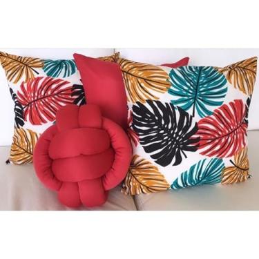 Imagem de Kit 3 Capas de Almofadas Decorativas + Almofada Nozinho(14)