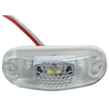 Imagem de Lanterna Placa Adaptador com LED Cristal todos - PRADOLUX