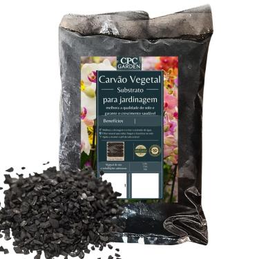 Imagem de Carvão Vegetal Premium para Jardinagem CPC Garden (10 Litros)