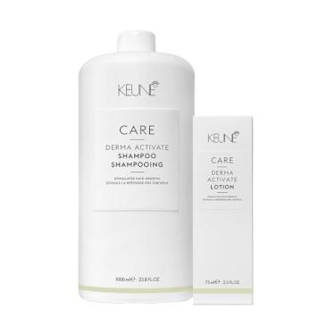 Imagem de Kit Keune Care Derma Activate Shampoo Litro Loção (2 produtos)