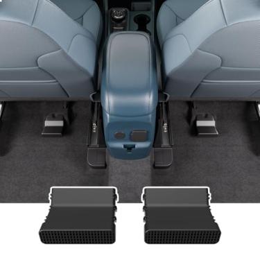 Imagem de xipoqix Defletor de ventilação sob o assento compatível com Ford Maverick 2022-2025 extensão direcional de ventilação de ar condicionado traseiro não para substituição Lariat 2025 para acessórios Ford