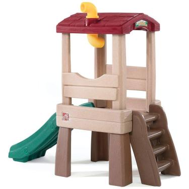 Imagem de Playset Infantil Para Ambientes Externos, Com Escorregador, Escada, Periscópio Giratóri...