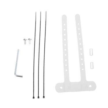 Imagem de menolana Suporte para suporte de garrafa de bicicleta Base de montagem Adaptador de silicone leve e estável para de garrafa para estrutura de canote de selim, Branco