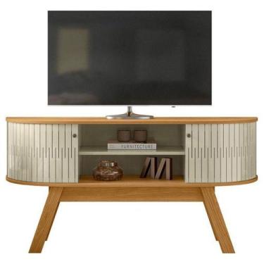 Imagem de Rack Bancada Atlanta Cumaru Opala  Madetec - MADETEC MOVEIS