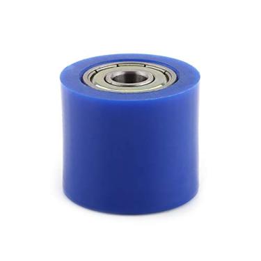 Imagem de Pissente Chain Roller Tensor Chain Slider Wheel Com Rolamentos Pesados ​​para Motos de Bicicletas de Pit de Pit de Rua Motocicletas ATV Off Road Vehicles (Blue 8mm)