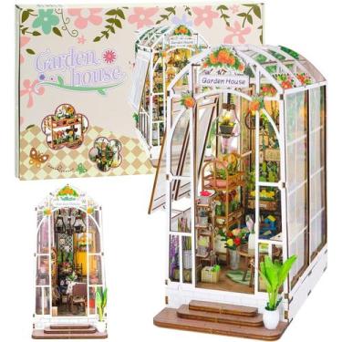 Imagem de Bloco de Montar Jardim Mágico de Encaixar Com Luzes LED Crianças Adult