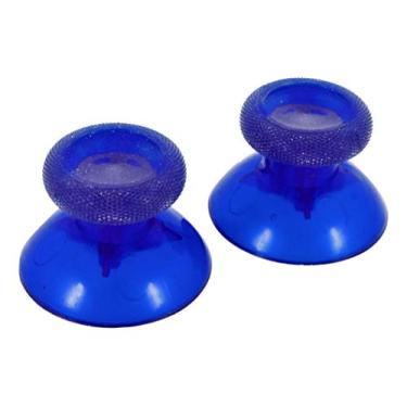 Imagem de Boné Joystick com palito analógico para controle Xbox One, capa de borracha para cogumelo, Clear Blue
