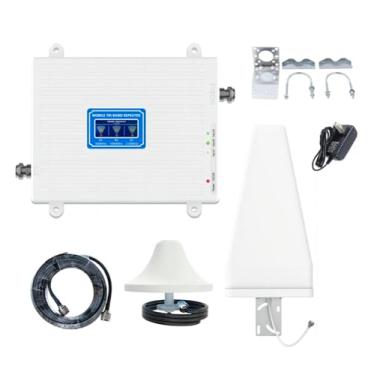 Imagem de Generic Amplificador De Sinal Celular, Móvel Tri-Band 2G/3G/4G Com Antena Externa Alto Ganho, 70 Db Máx. Até 200㎡/2152 Pés Quadrados Para Casa, Escritório E Vila