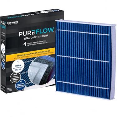 Imagem de Filtro de ar da cabine HEPA PureFlow PC5667HX | Serve em 2004-22 Jaguar, Land Rover, Lexus, Pontiac, Scion, Subaru, Toyota