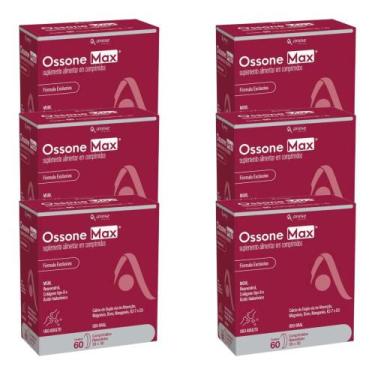 Imagem de Kit Ossone Max Arese Pharma Com 6 Caixas De 60 Comprimidos Cada