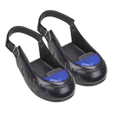 Imagem de oshhni Protetor de sapato com biqueira de metal, proteção para trabalho para adultos, protetor de pés anti-esmagamento, galochas para trabalhadores no local