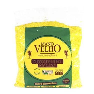 Imagem de Flocos de Milho Para Cuscuz Mano Velho 500g