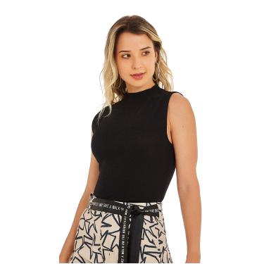 Imagem de Body Gola Alta Cavado Basico, Zinco, Feminino