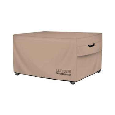 Imagem de ULTCOVER Capa de mesa retangular para lareira a gás 111,7 x 71,1 cm à prova d'água