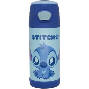 Imagem de Garrafa Térmica Infantil Com Trava E Canudo - Zona Criativa, Stitch, S