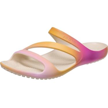 Imagem de Crocs Sandália feminina Kadee II com tiras, Ombre Winter White, 35