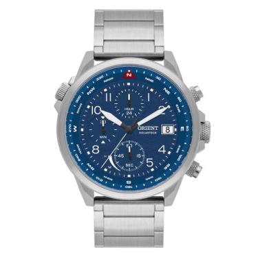 Imagem de Relógio Orient Solartech Elite Land Cronógrafo - MBSSC287 D2SX Azul
