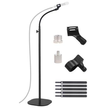 Imagem de Suporte para microfone Lemxadd Gooseneck, altura do chão: 36-66 cm