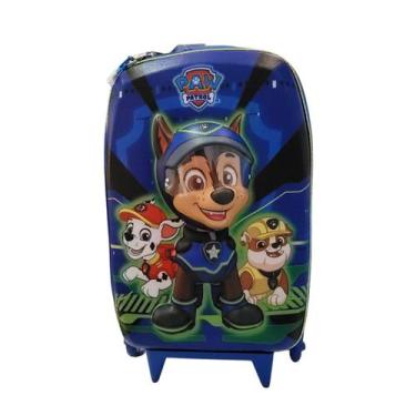 Imagem de Mochila Com Rodas Escolar Patrulha Canina 3D Chase - MaxToy