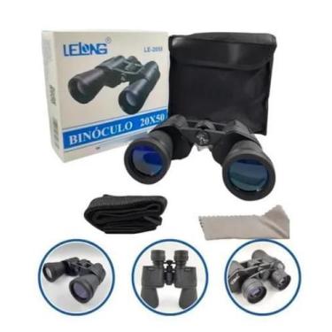 Imagem de Binóculo 20X Profissional: Ajuste Focal, Emborrachado - Binóculo Lelon