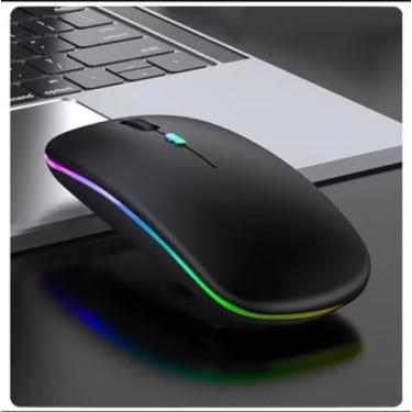 Imagem de Mouse Gamer RGB com Iluminação LED, Design Ergonômico, Preto