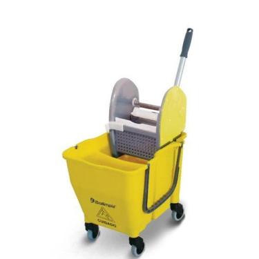 Imagem de Conjunto Balde com Espremedor Doblô 30 litros Amarelo Bralimpia