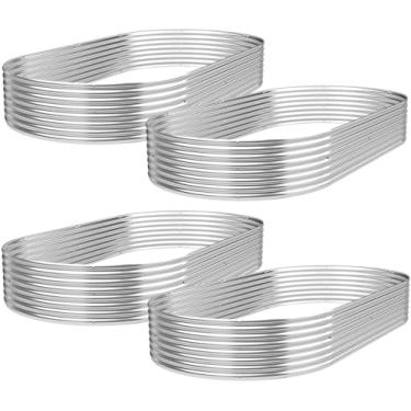 Imagem de BTDVR 4 peças - 6 x 3 x 25 canteiros elevados galvanizados ao ar livre, canteiros elevados de metal para vegetais, caixa de jardim acima do solo para flores, cama de jardim de aço para jardinagem