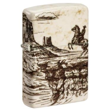 Imagem de Zippo Isqueiro De Bolso Wild West Scene Design 540 Cores