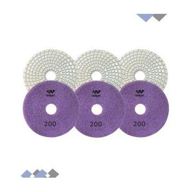 Imagem de Kit 3 Lixa P/ granito cinza absoluto - Anker do Brasil