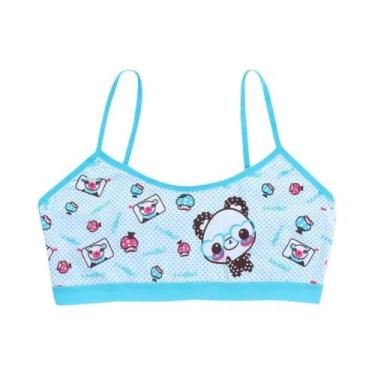 Imagem de Sutiã De Treinamento Para Meninas Adolescentes Com Estampa De Panda E 