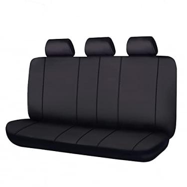 Imagem de Flying Banner Capas de assento de carro para banco traseiro protetores de assento de carro divididos 40/60 50/50 60/40 (banco traseiro - melhor, preto)