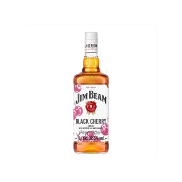 Imagem de Whisky Jim Beam Black Cherry Bourbon Americano 1L, 1L