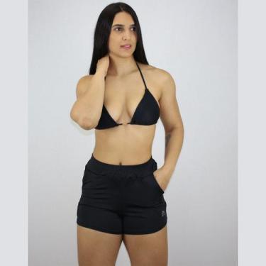 Imagem de Short Proteção Solar Fator +50 Saída Banho Academia Praia Premium - PR