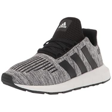 Imagem de adidas Tênis infantil Swift Run, Preto/Preto/Branco, 17