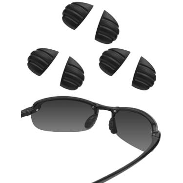 Imagem de Bwake 3 pares de almofadas de nariz de substituição para óculos de sol Maui Jim Makaha/Sandy Beach/Ho'okipa/Kanaha/Turtle Bay/Banyans/Hapuna - Preto