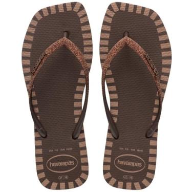 Imagem de Chinelo Havaianas Slim Square Glitter Contour